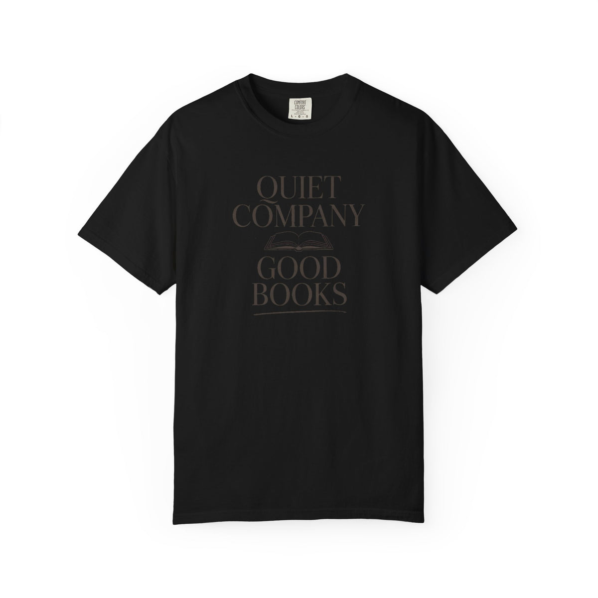 Introvert Reader Shirt, Quiet Company Good Books Tee, Bookish Gift For Introverts, Reading Hobby Shirt, Book Lover Gift, Minimalist Book Tee