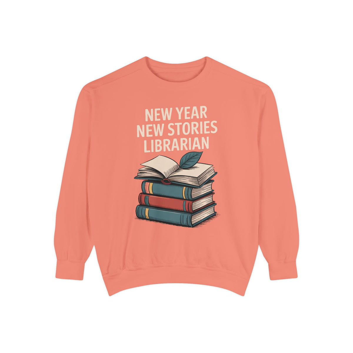 Librarian Sweatshirt, Back to School Gift For Librarian, New Year New Stories Tee, Library Lover Crewneck, Librarian Appreciation Gift