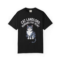 Cat Landlord Shirt, Funny Cat T-Shirt, Humans Pay Rent Tee, Cute Fat Cat Lover Gift, Sarcastic Cat Owner Shirt, Crazy Cat Person Gift