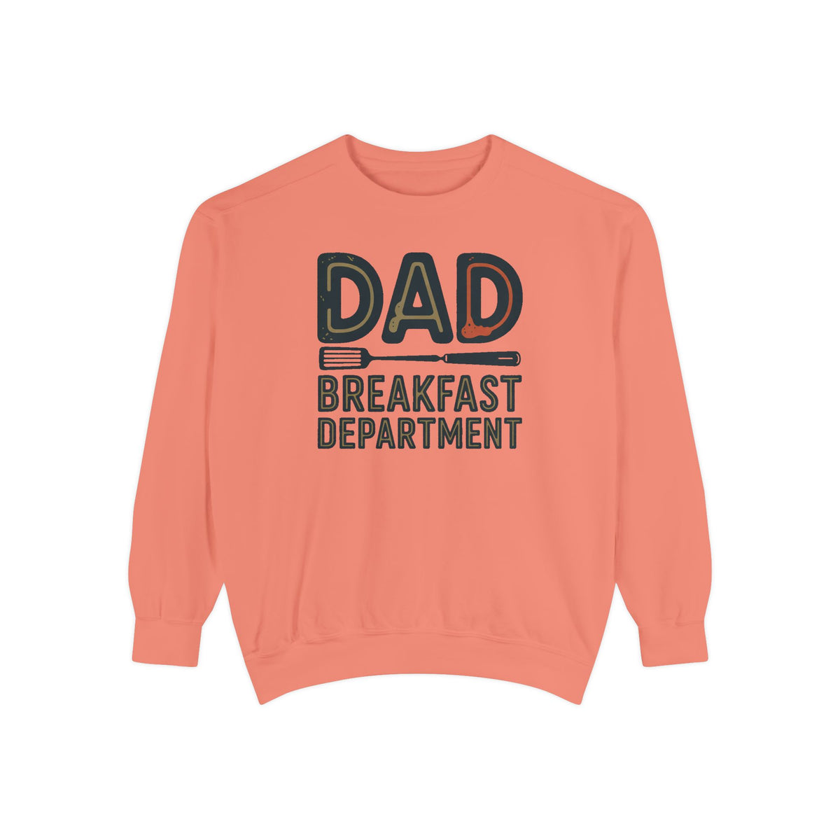 Dad Sweatshirt, Breakfast Department, Father's Day Gift For Dad Who Cooks, Funny Cooking Dad Crewneck, Retro Grilling Dad Gift