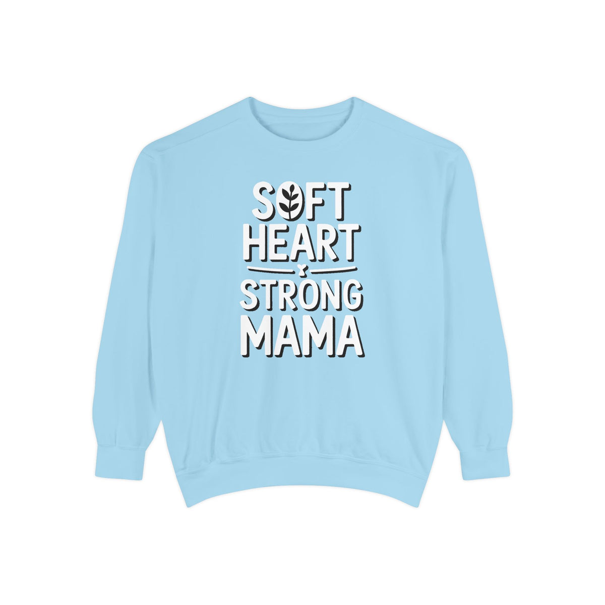Mom Sweatshirt, Soft Heart Strong Mama Crewneck, Mothers Day Gift For Mom, Floral Patchwork Mom Shirt, Embroidered Mama Sweatshirt