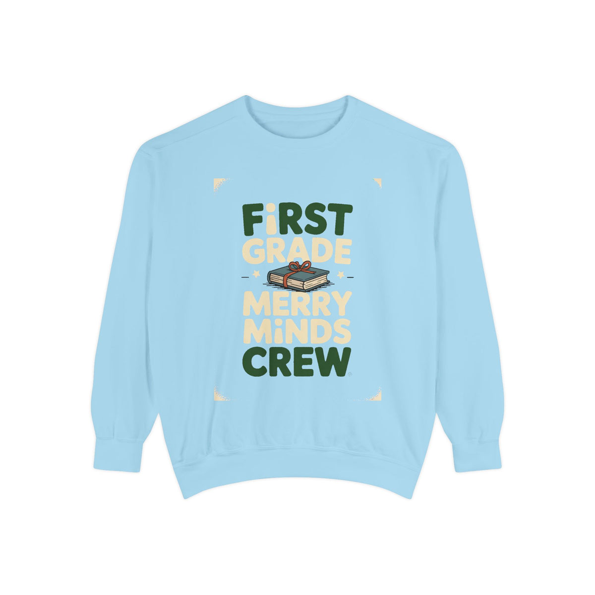 First Grade Teacher Sweatshirt, Merry Minds Crew Christmas Shirt, First Grade Crew Gift, Christmas Teacher Team Sweatshirt, 1st Grade Teach…