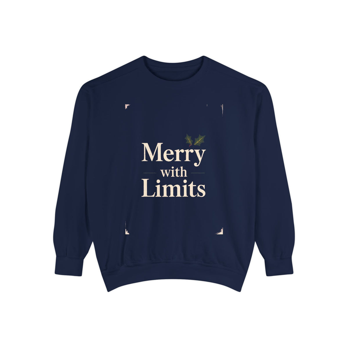Busy Adult Christmas Sweatshirt, Merry With Limits Crewneck, Funny Christmas Gift For Tired Adults, Sarcastic Holiday Sweater, Dry Humor Xm…
