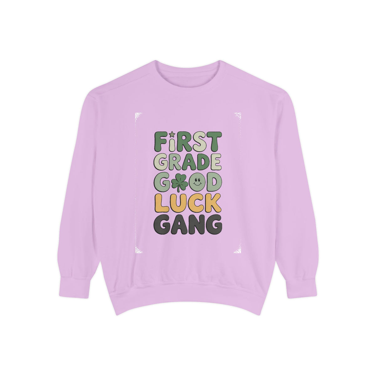 First Grade Teacher Sweatshirt, St Patrick's Day Good Luck Gang, First Grade Teacher Gift, Shamrock Teacher Crewneck, Lucky Teacher Tee