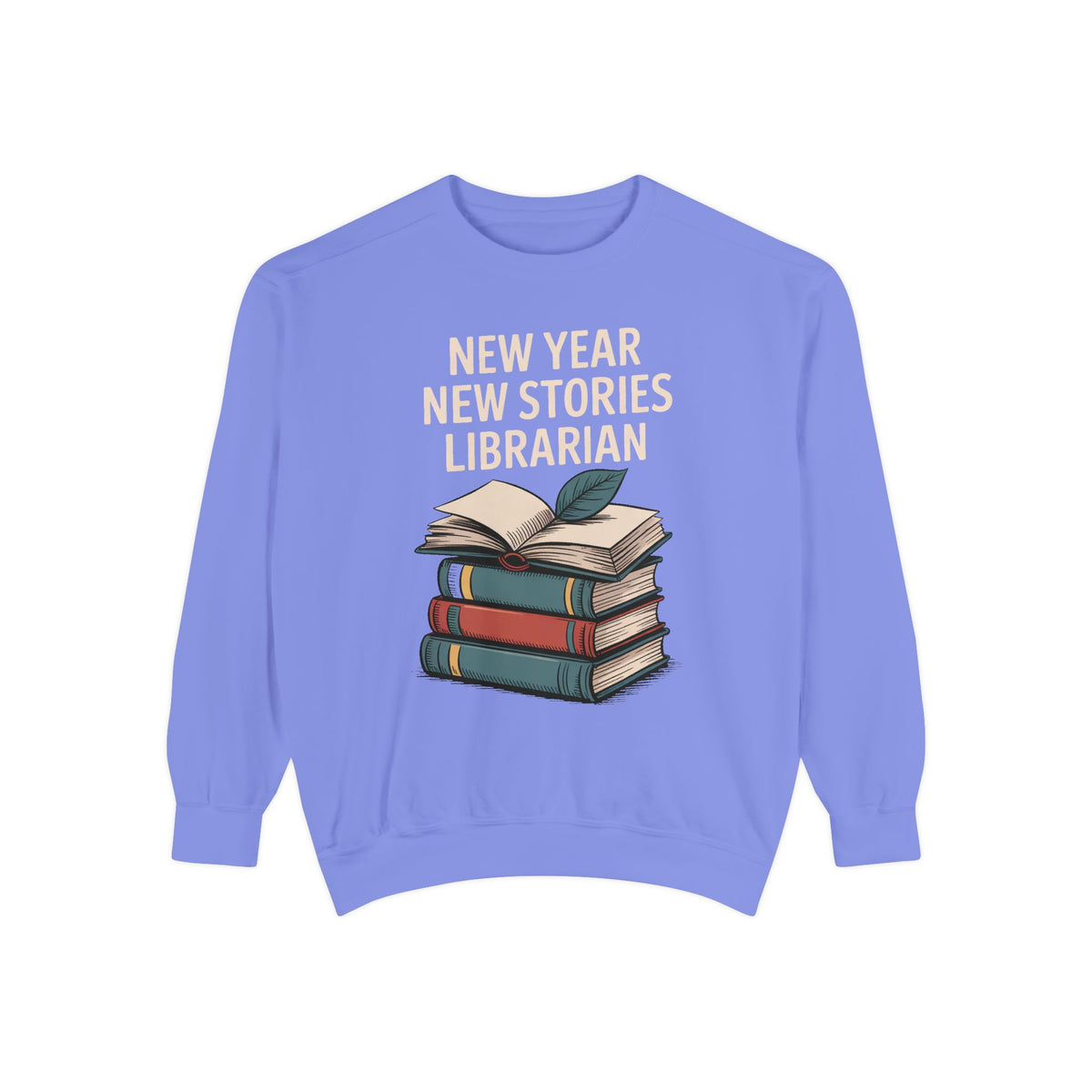 Librarian Sweatshirt, Back to School Gift For Librarian, New Year New Stories Tee, Library Lover Crewneck, Librarian Appreciation Gift