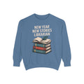 Librarian Sweatshirt, Back to School Gift For Librarian, New Year New Stories Tee, Library Lover Crewneck, Librarian Appreciation Gift