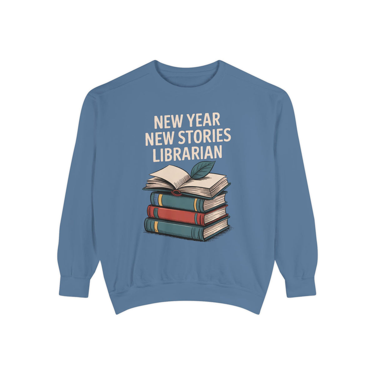 Librarian Sweatshirt, Back to School Gift For Librarian, New Year New Stories Tee, Library Lover Crewneck, Librarian Appreciation Gift