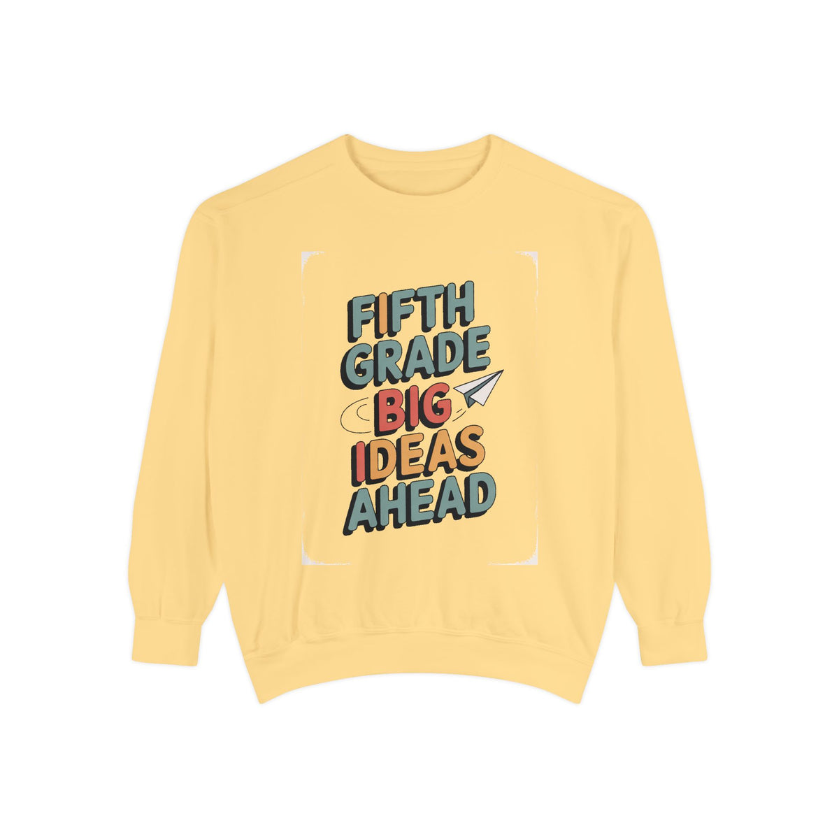 Fifth Grade Sweatshirt, Back to School Gift For Kids, 5th Grade Big Ideas Ahead Crewneck, Fifth Grade Student Shirt, First Day of School Tee