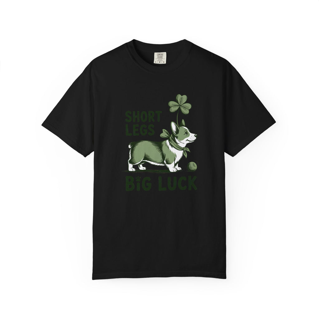 Corgi Owner Shirt, St Patrick's Day Shirt, Short Legs Big Luck Corgi Tee, Funny Corgi Gift, St Paddy's Day Dog Lover Shirt, Lucky Corgi Mom…