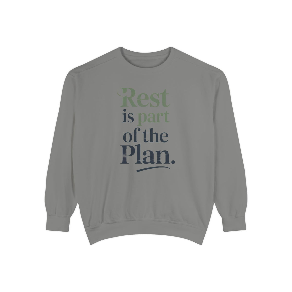 Mental Health Self Care Sweatshirt, Rest Is Part Of The Plan, Mental Health Awareness Gift, Self Care Crewneck, Therapy Support Sweatshirt