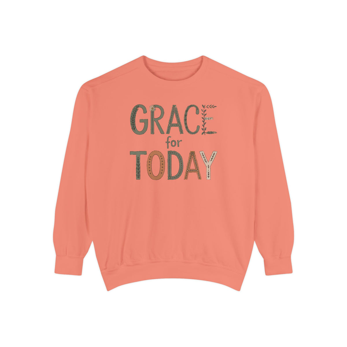 Christian Gift For Women, Grace For Today Sweatshirt, Faith Based Crewneck, Religious Sweatshirt Gift, Christian Woman Gift, Inspirational…