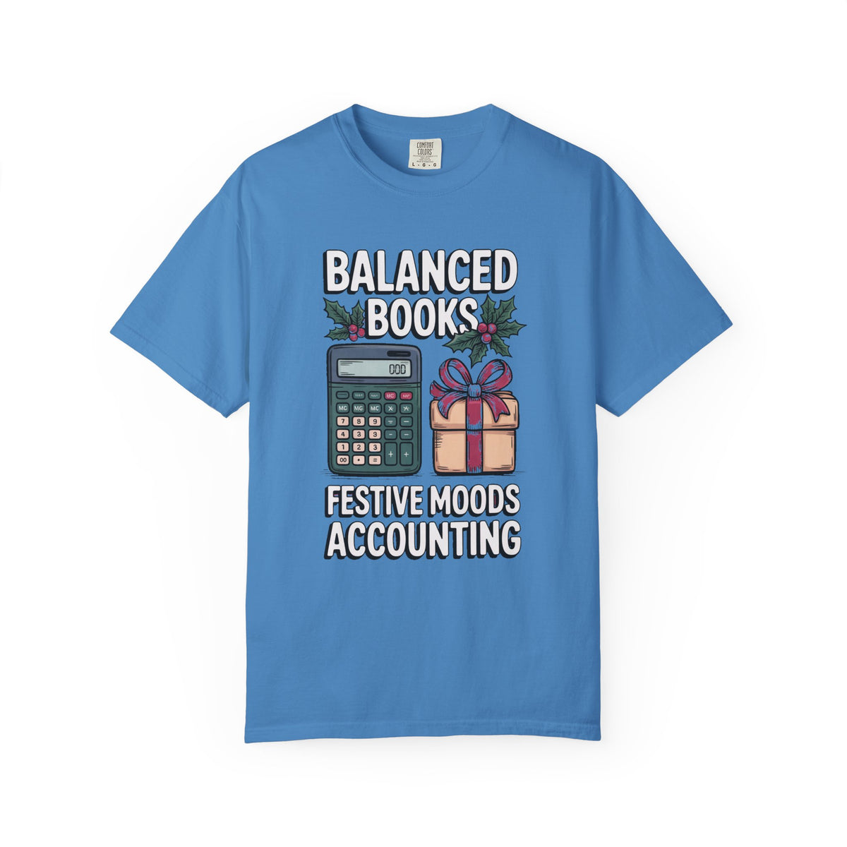Accountant Christmas Shirt, Balanced Books Festive Moods Tee, Funny Gift For Accounting Team, Christmas Gift For Accountant, Bookkeeper Hol…