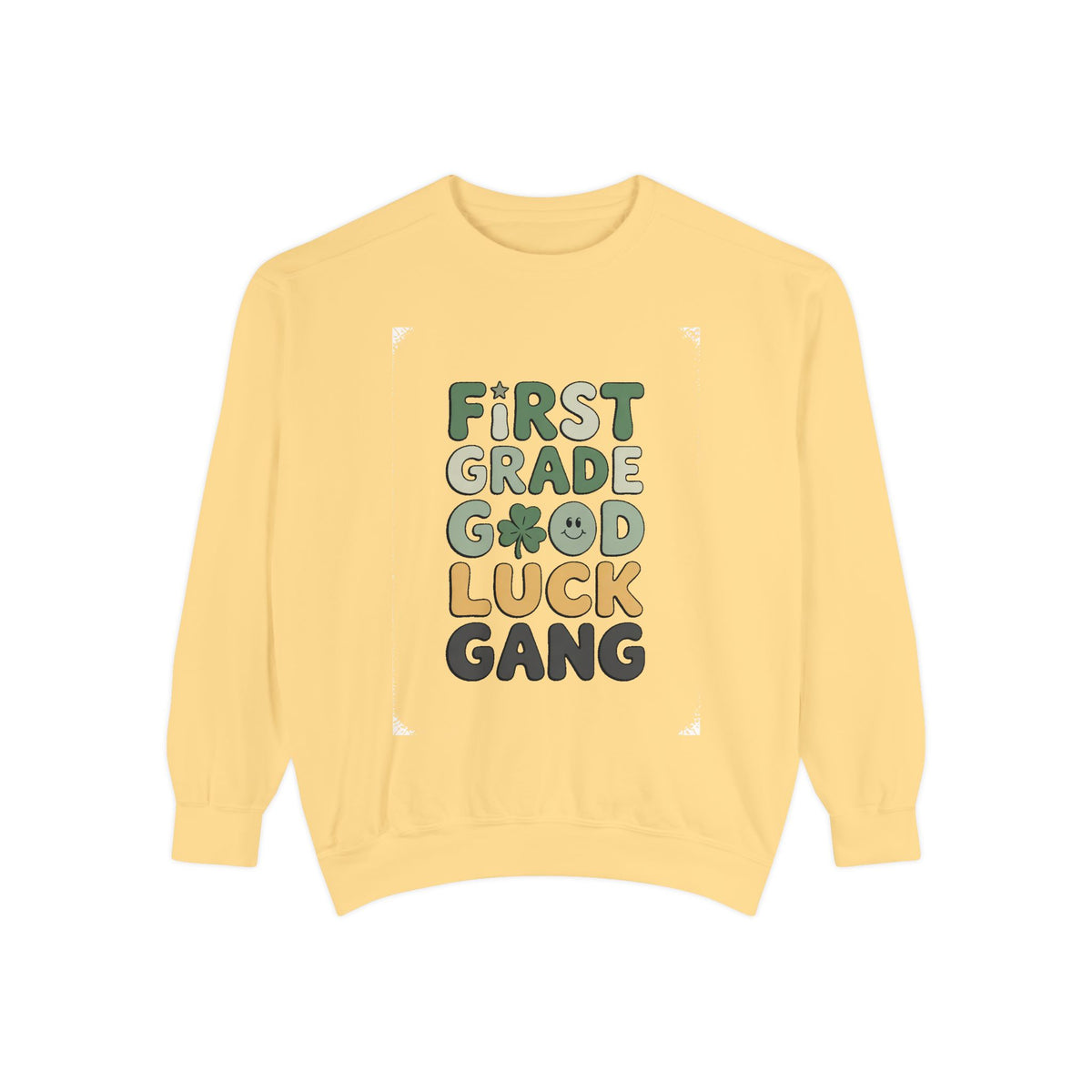 First Grade Teacher Sweatshirt, St Patrick's Day Good Luck Gang, First Grade Teacher Gift, Shamrock Teacher Crewneck, Lucky Teacher Tee