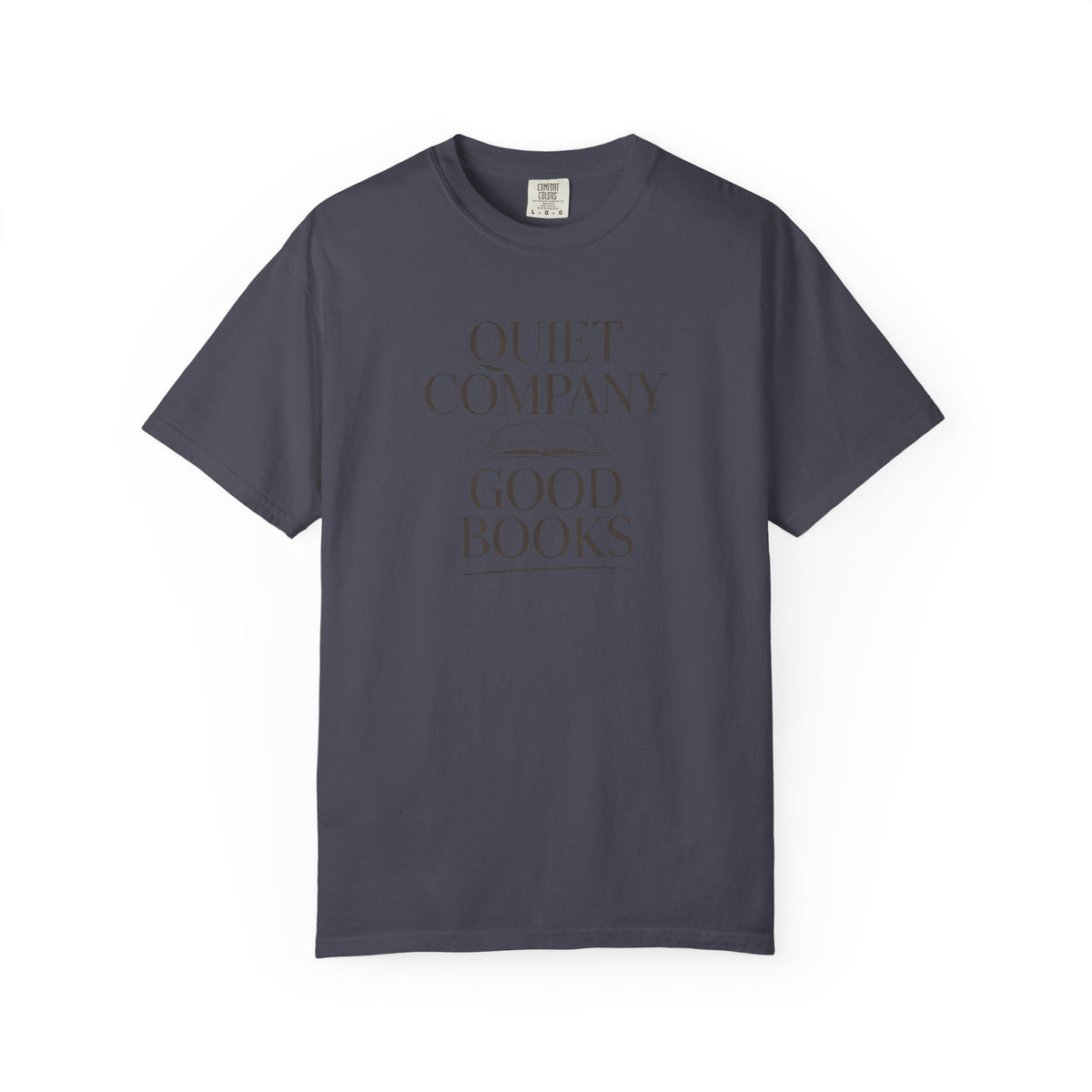 Introvert Reader Shirt, Quiet Company Good Books Tee, Bookish Gift For Introverts, Reading Hobby Shirt, Book Lover Gift, Minimalist Book Tee