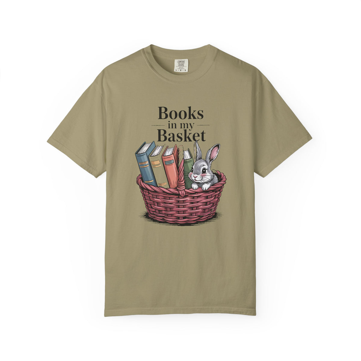 Book Lover Easter Shirt, Books In My Basket Tee, Easter Gift For Readers, Bunny Book Lover Shirt, Reading Lover Easter Gift, Spring Basket…