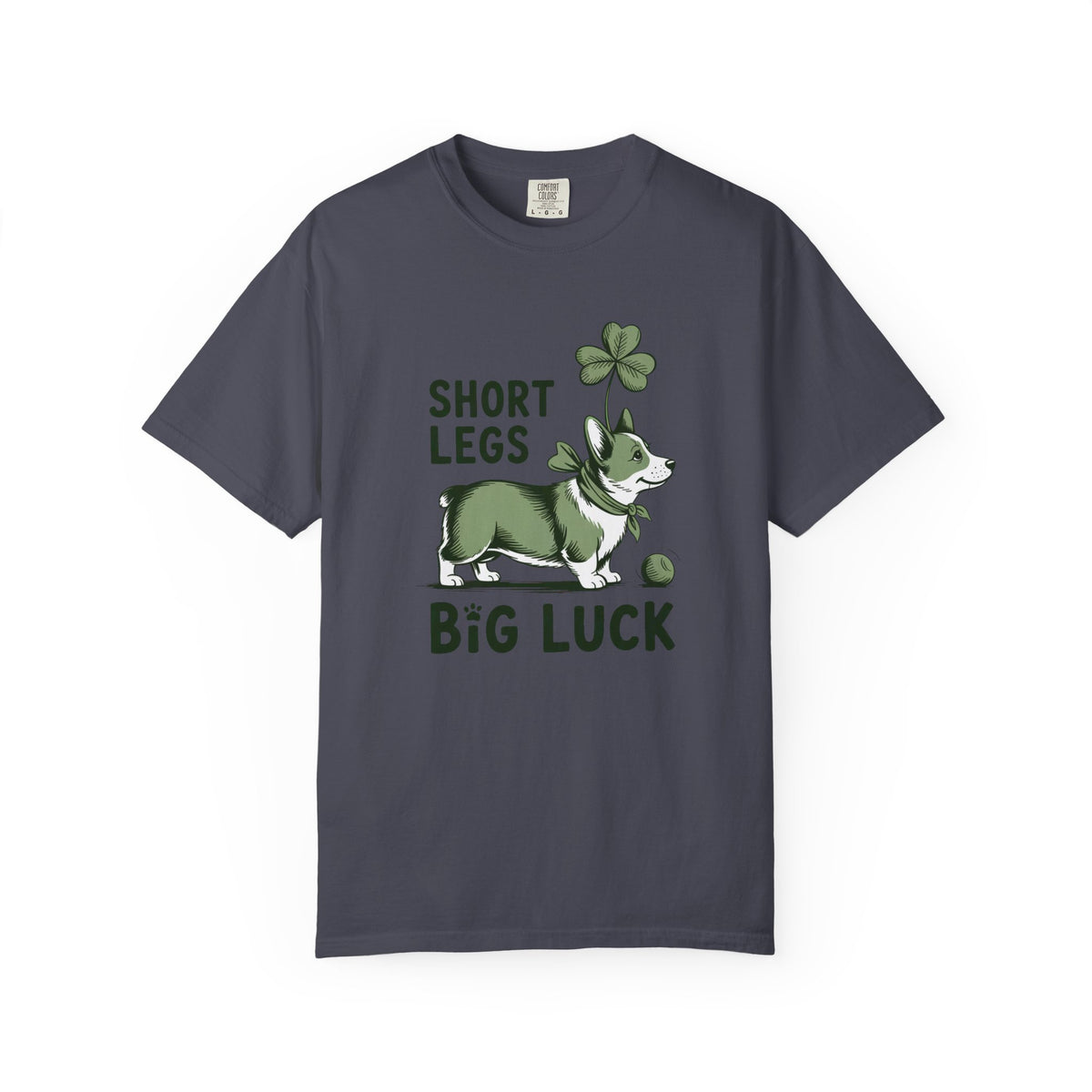 Corgi Owner Shirt, St Patrick's Day Shirt, Short Legs Big Luck Corgi Tee, Funny Corgi Gift, St Paddy's Day Dog Lover Shirt, Lucky Corgi Mom…