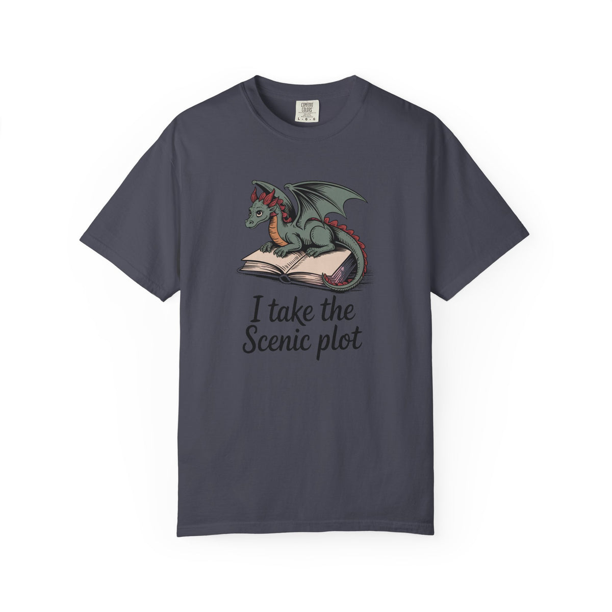 Fantasy Reader Shirt, I Take The Scenic Plot, Dragon Book Lover Gift, Bookworm T-Shirt, Fantasy Book Lover Tee, Reading Hobby Shirt
