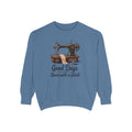 Sewing Sweatshirt, Good Days Start With A Stitch, Gift For Seamstress, Quilter Hobby Sweatshirt, Vintage Sewing Machine Crewneck