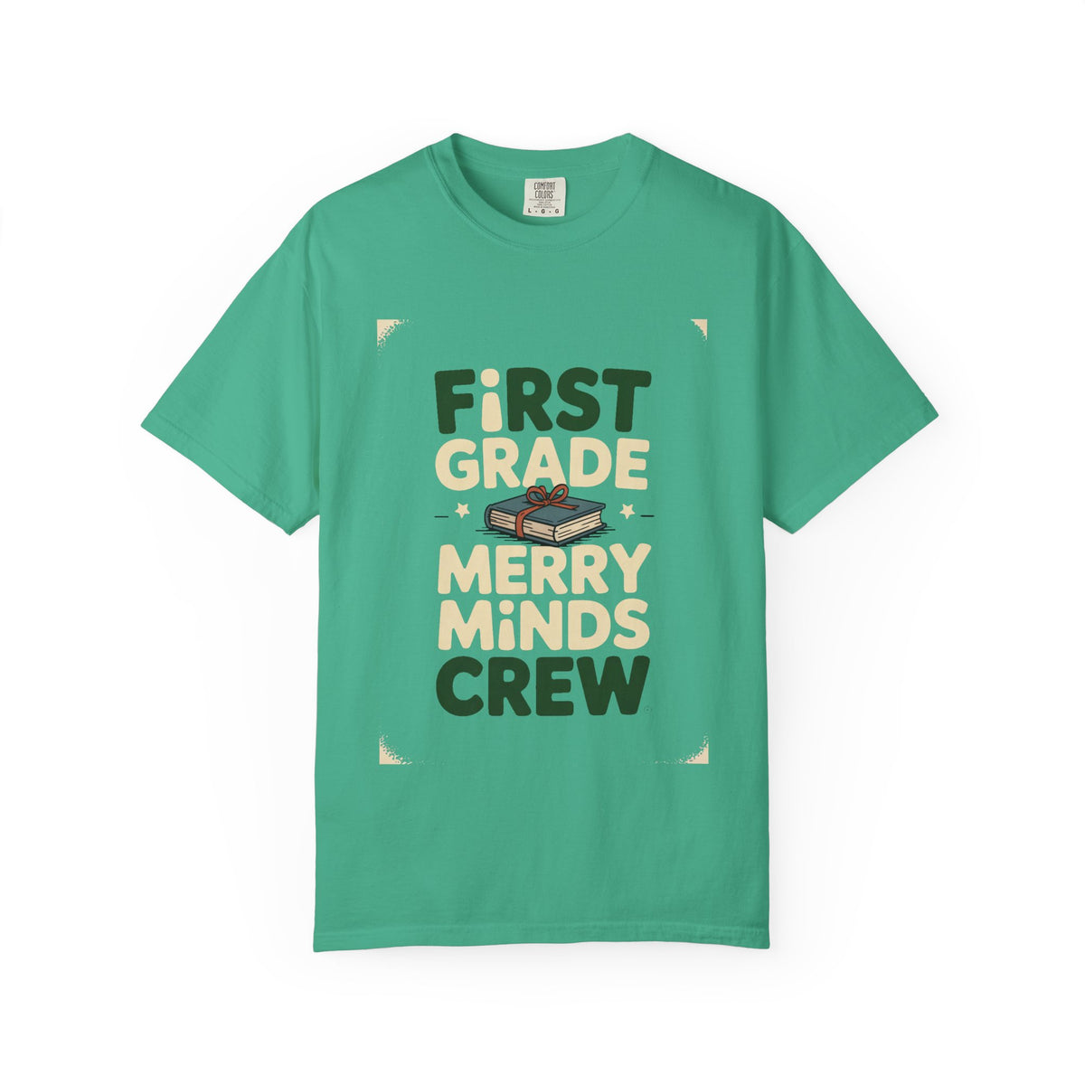 First Grade Teacher Shirt, Merry Minds Crew Tee, Christmas Teacher Gift, Holiday Teacher Squad Shirt, First Grade Christmas Group Tee, Teac…