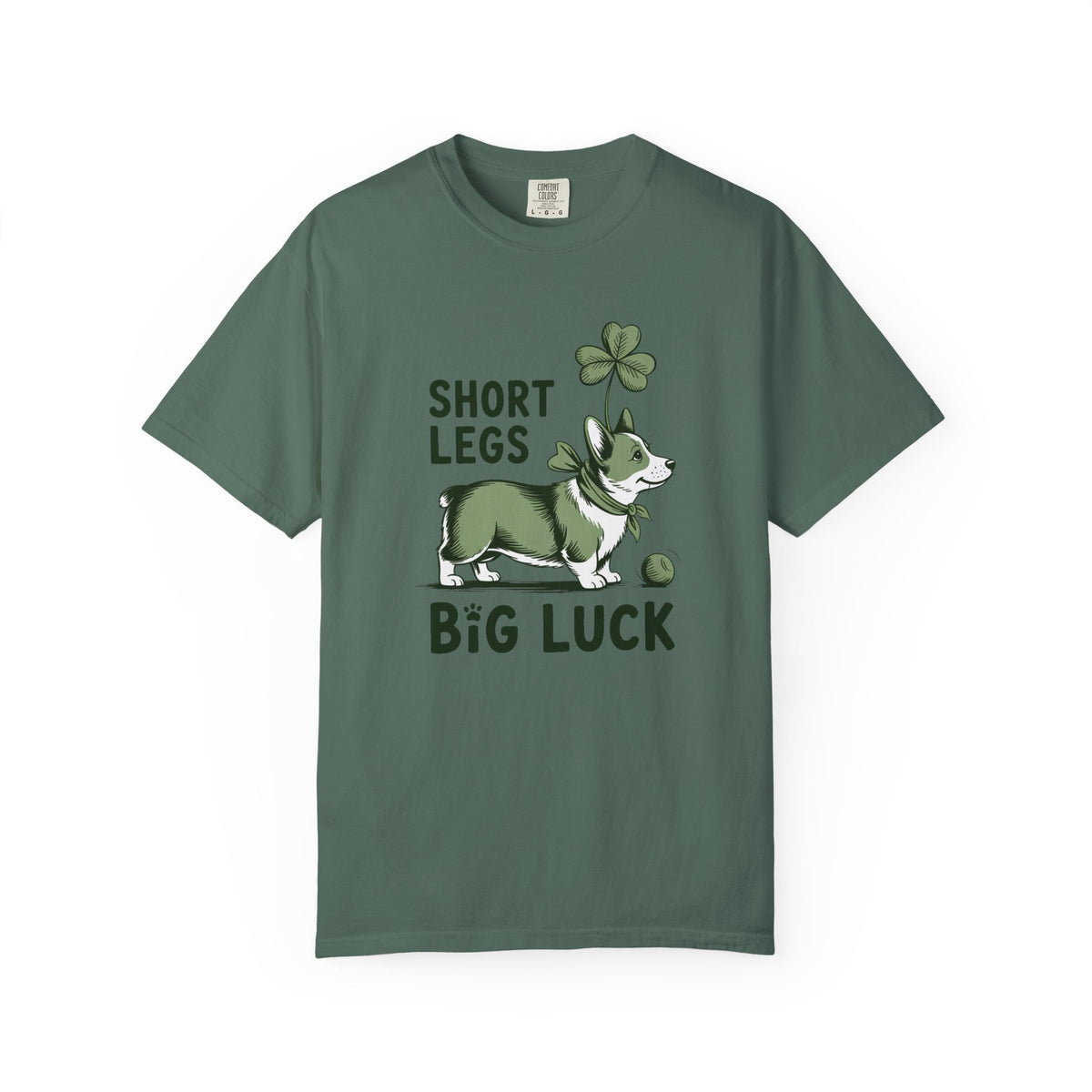 Corgi Owner Shirt, St Patrick's Day Shirt, Short Legs Big Luck Corgi Tee, Funny Corgi Gift, St Paddy's Day Dog Lover Shirt, Lucky Corgi Mom…
