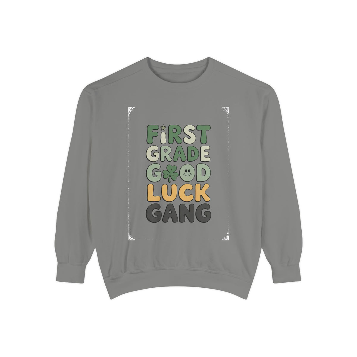 First Grade Teacher Sweatshirt, St Patrick's Day Good Luck Gang, First Grade Teacher Gift, Shamrock Teacher Crewneck, Lucky Teacher Tee