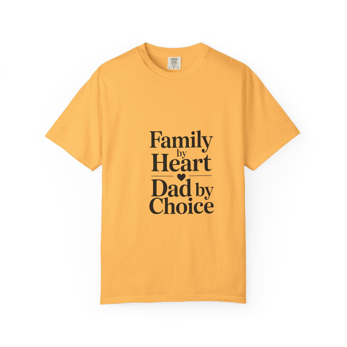 Bonus Dad Shirt, Family By Heart Dad By Choice Tee, Father's Day Gift For Bonus Dad, Stepdad Gift Shirt, Minimalist Dad Tee, Gift For Stepd…