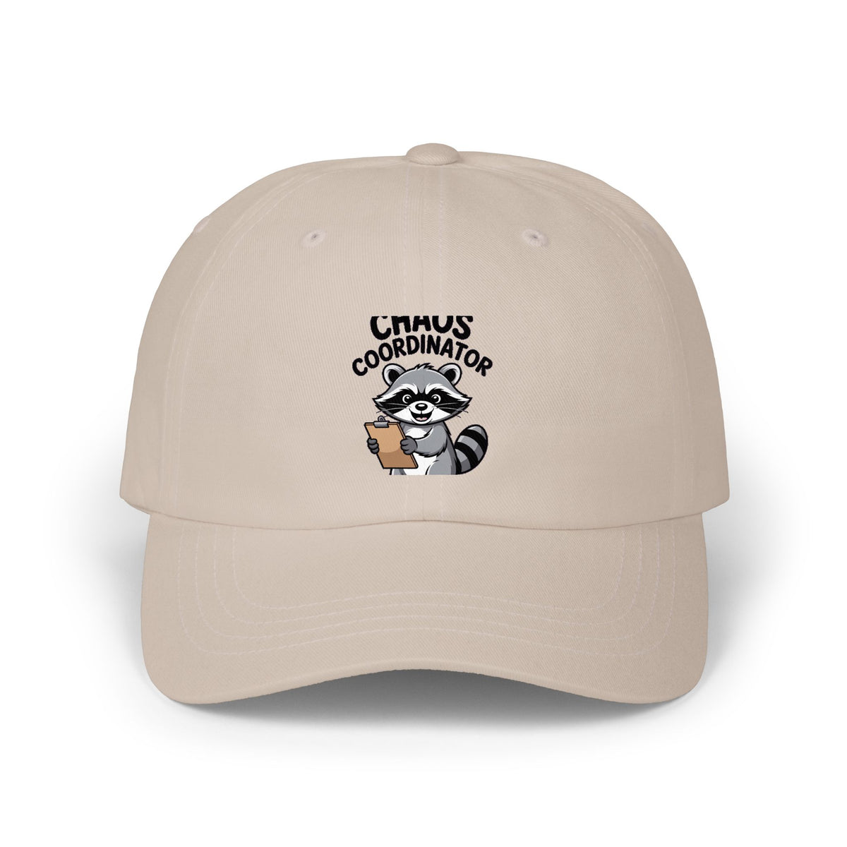 Raccoon Chaos Coordinator Dad Hat, Funny Raccoon Embroidered Cap, Chaos Coordinator Gift, Cute Raccoon Baseball Hat, Unisex Dad Cap