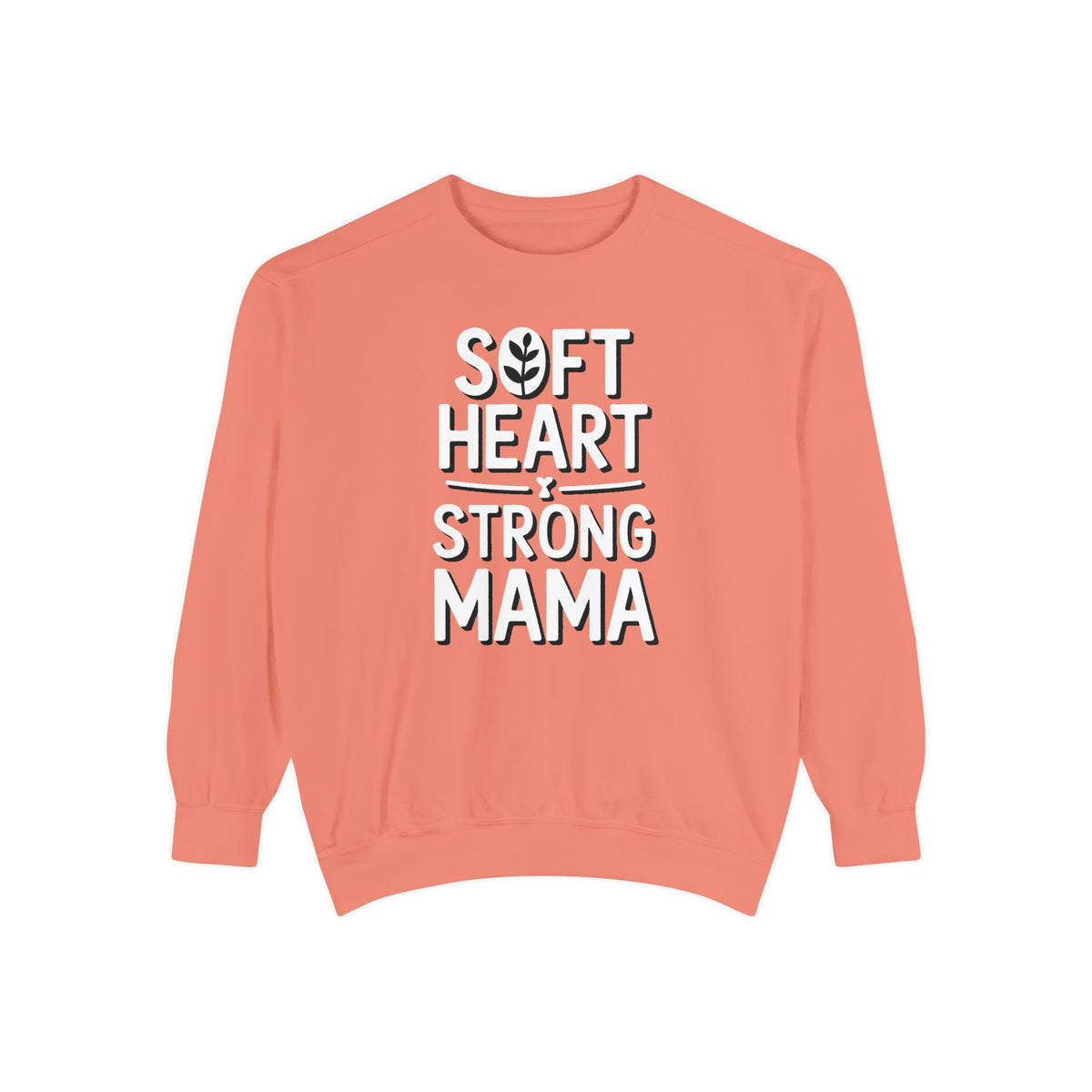 Mom Sweatshirt, Soft Heart Strong Mama Crewneck, Mothers Day Gift For Mom, Floral Patchwork Mom Shirt, Embroidered Mama Sweatshirt