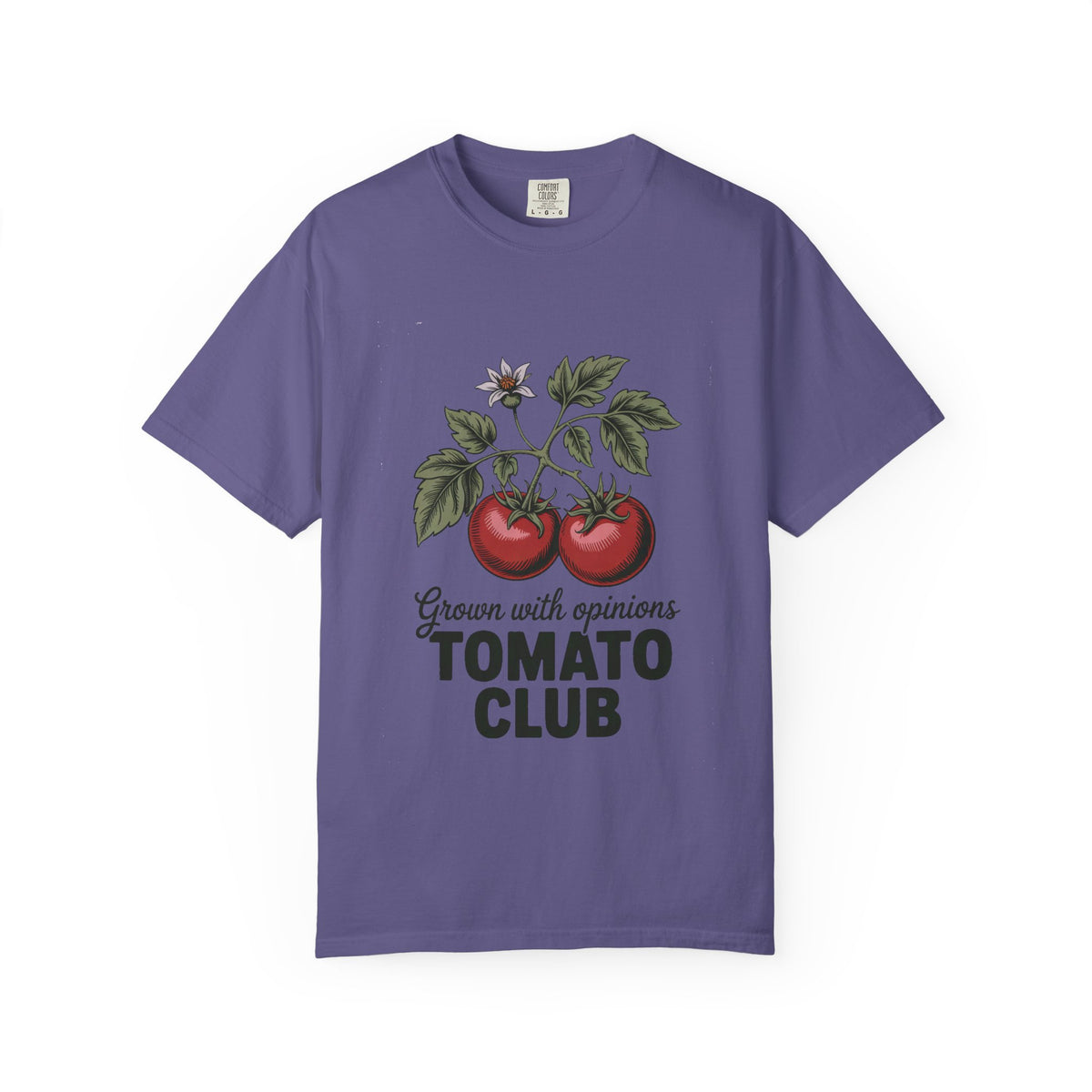 Gardener T-Shirt, Grown With Opinions Tomato Club, Funny Gardening Gift, Tomato Lover Tee, Vegetable Garden Shirt, Hobby Gift For Gardener