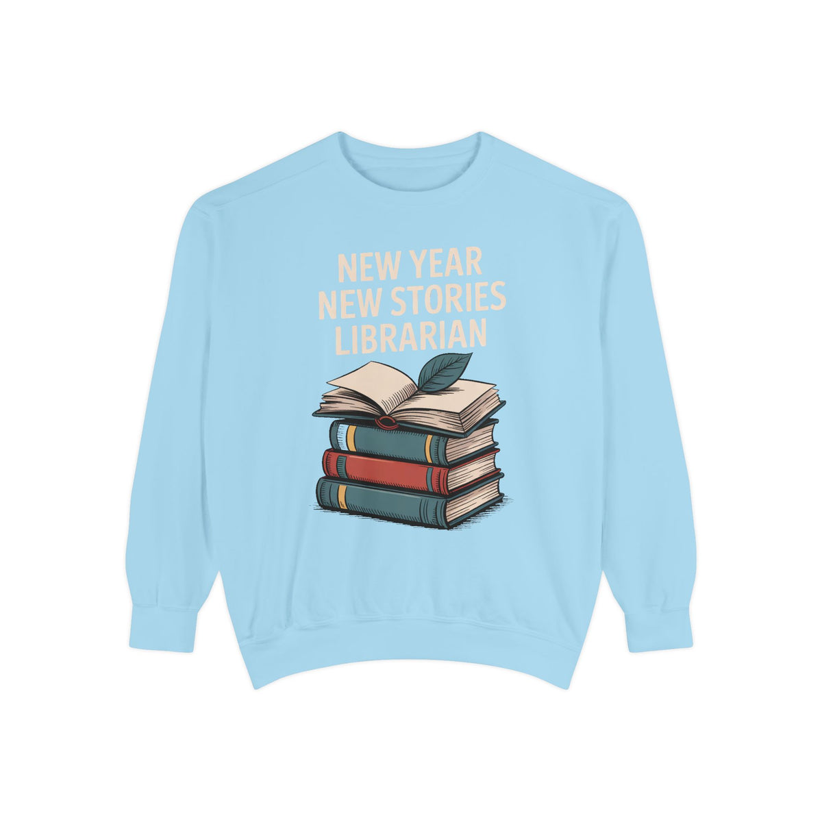 Librarian Sweatshirt, Back to School Gift For Librarian, New Year New Stories Tee, Library Lover Crewneck, Librarian Appreciation Gift