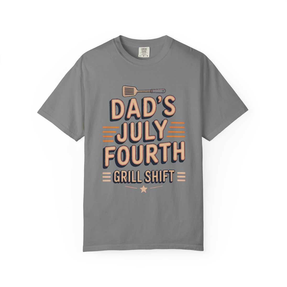 Dad's Fourth of July Shirt, Grill Shift BBQ Dad Tee, Funny Patriotic Grilling Gift For Dad, 4th Of July Dad Shirt, BBQ Dad Gift