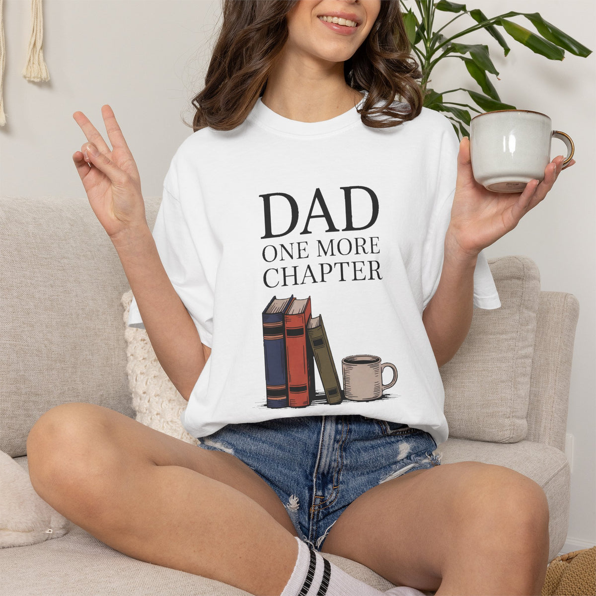 Dad Reader Shirt, One More Chapter Shirt, Father's Day Gift For Book Lover Dad, Bookworm Dad Tee, Reading Dad Gift, Dad Book Lover Shirt