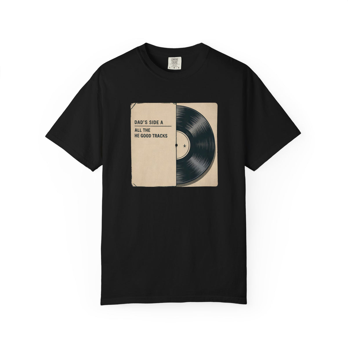 Dad's Side A Shirt, Music Lover Dad Gift, Father's Day Shirt For Vinyl Record Dad, Funny Dad Tee, All The Good Tracks Shirt, Gift For Music…