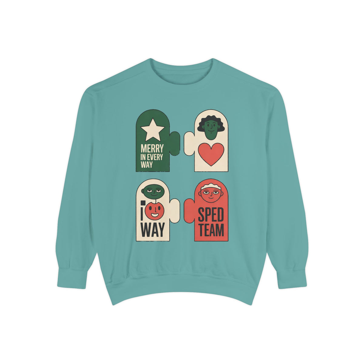 SPED Team Sweatshirt, Merry In Every Way, Christmas Gift For Special Education Teacher, SPED Christmas Crew Shirt, Special Ed Teacher Holid…
