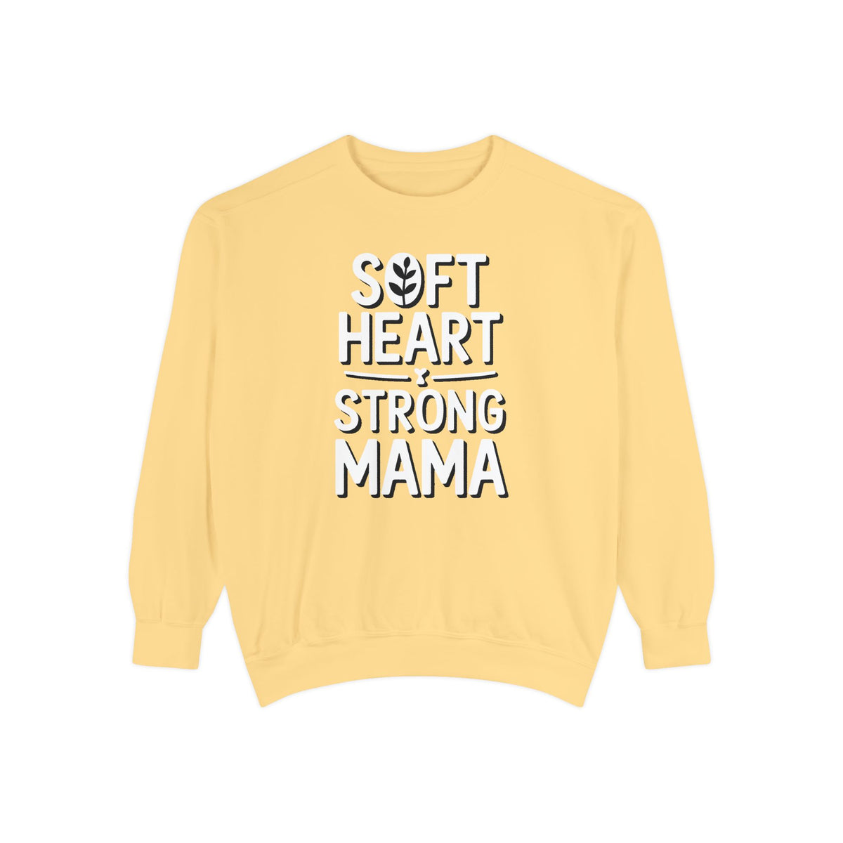 Mom Sweatshirt, Soft Heart Strong Mama Crewneck, Mothers Day Gift For Mom, Floral Patchwork Mom Shirt, Embroidered Mama Sweatshirt
