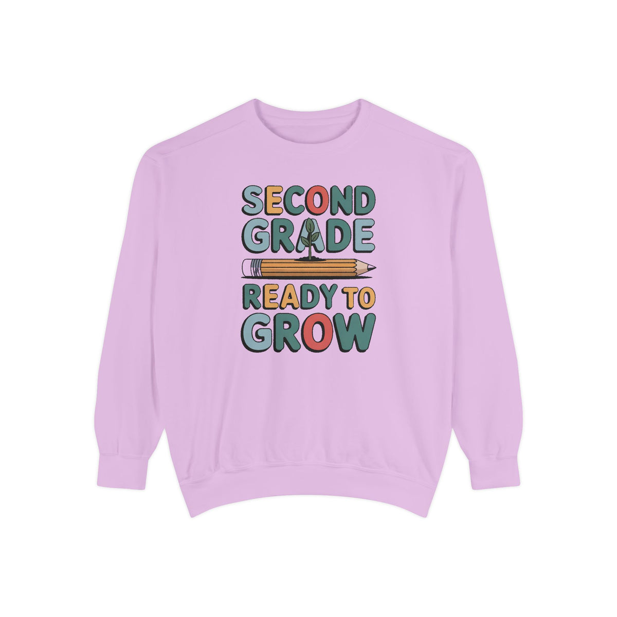 Second Grade Sweatshirt, Ready To Grow Back To School Shirt, Second Grader Gift, First Day Of School Crewneck, Cute Student Sweatshirt