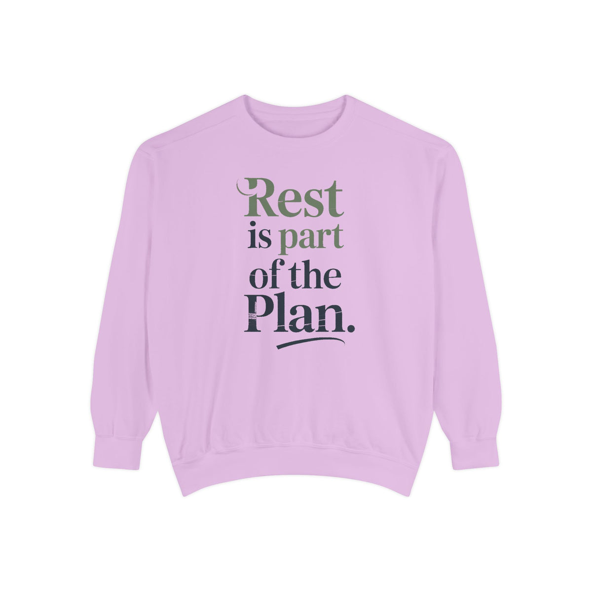 Mental Health Self Care Sweatshirt, Rest Is Part Of The Plan, Mental Health Awareness Gift, Self Care Crewneck, Therapy Support Sweatshirt