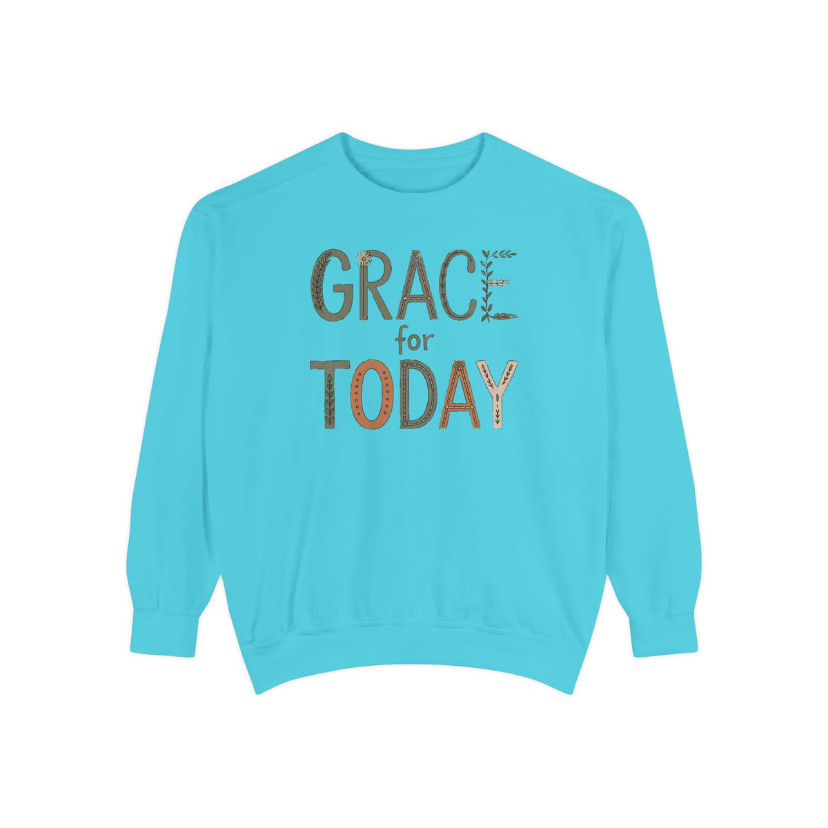 Christian Gift For Women, Grace For Today Sweatshirt, Faith Based Crewneck, Religious Sweatshirt Gift, Christian Woman Gift, Inspirational…