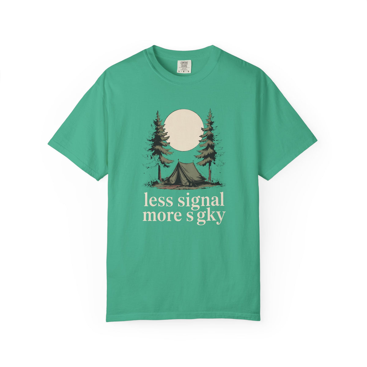 Camper Shirt, Less Signal More Sky Tee, Camping Gift, Hiking Hobby Shirt, Nature Lover Gift, Outdoor Adventure T-Shirt, Camper Gift For Him…