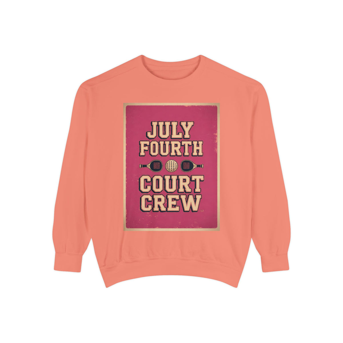 Pickleball Club Sweatshirt, Fourth Of July Gift For Pickleball Lovers, Court Crew Crewneck, Patriotic Pickleball Team Shirt, July 4th Sweat…