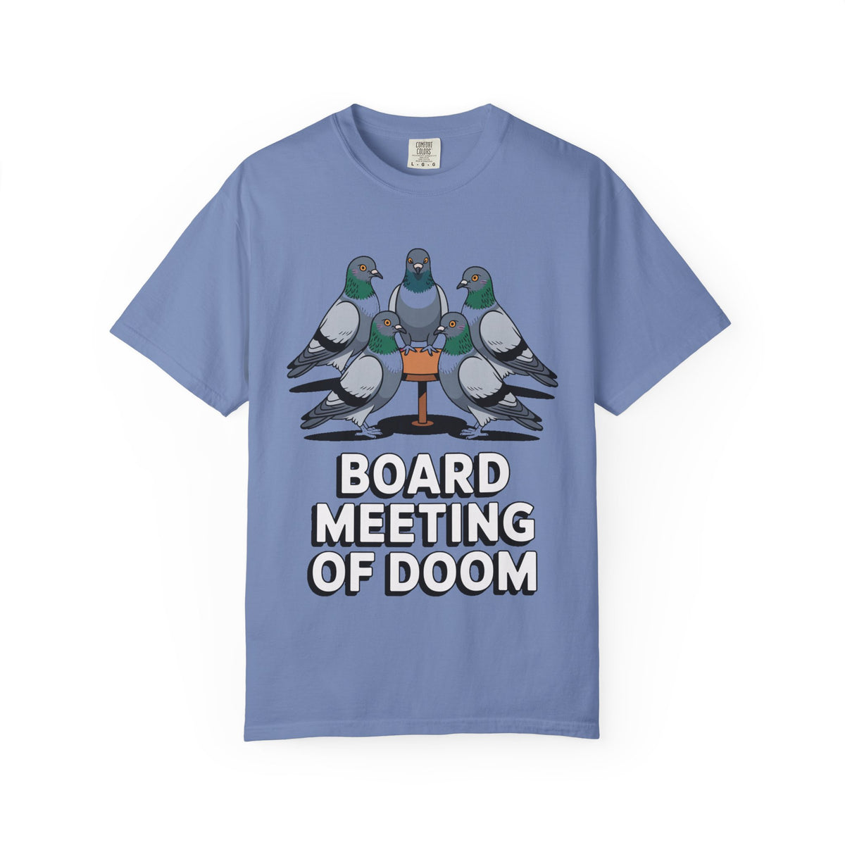 Funny Pigeon Shirt, Board Meeting Of Doom T-Shirt, Office Bird Gift, Funny Coworker Shirt, Sarcastic Work Meme Tee
