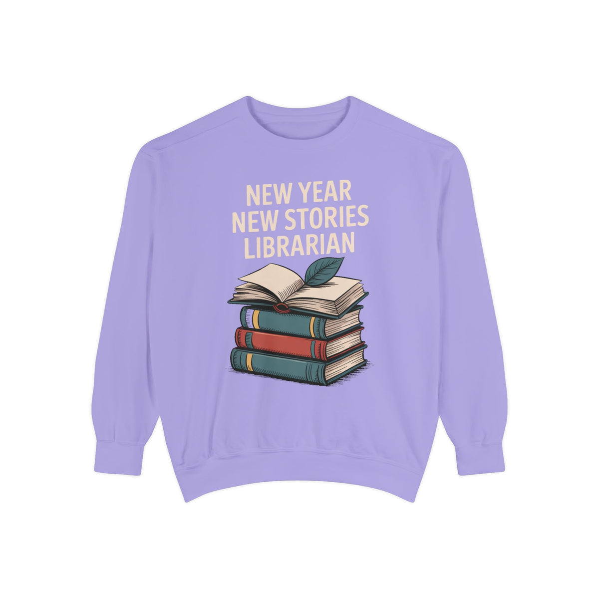 Librarian Sweatshirt, Back to School Gift For Librarian, New Year New Stories Tee, Library Lover Crewneck, Librarian Appreciation Gift