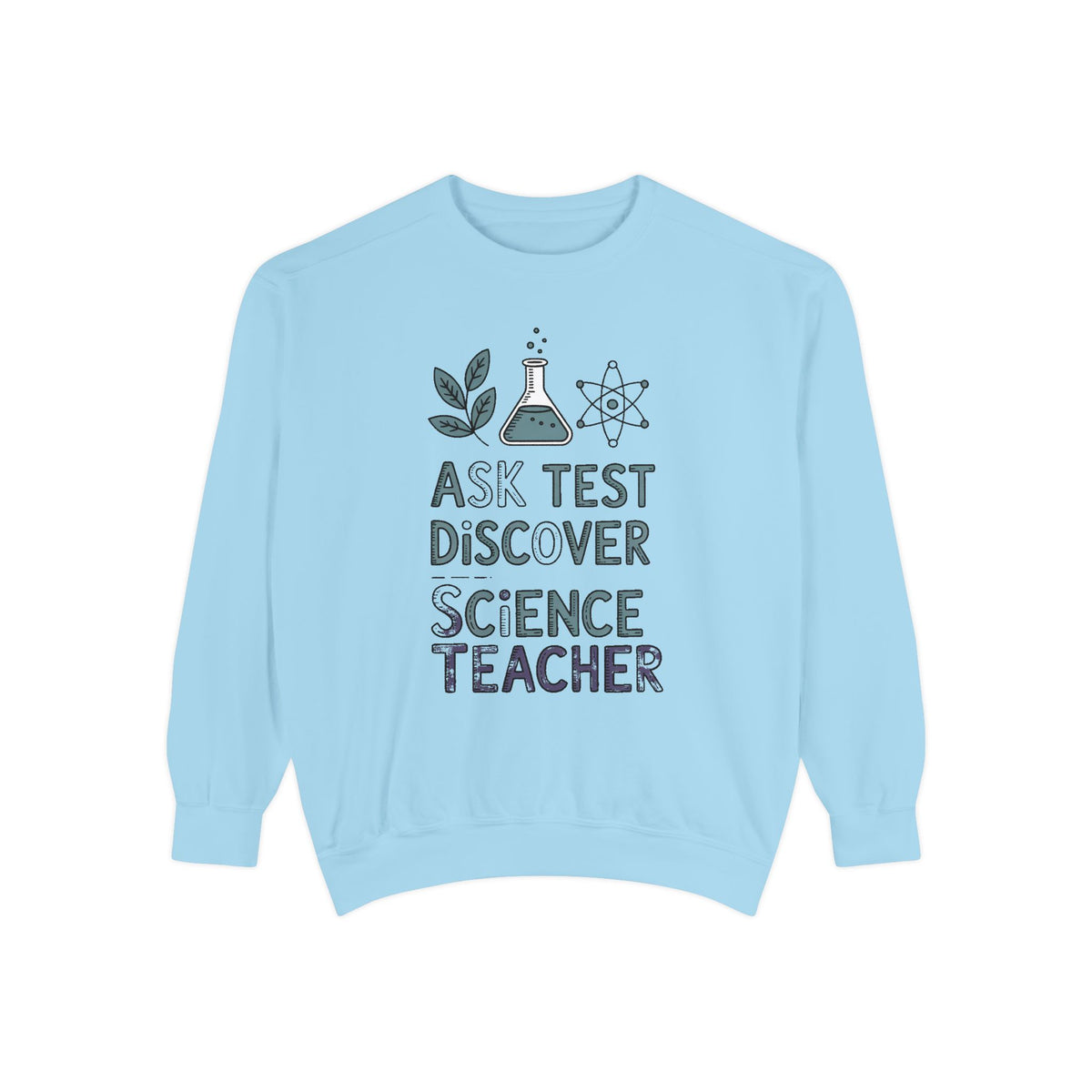 Science Teacher Sweatshirt, Ask Test Discover Crewneck, Science Teacher Retirement Gift, Professions Sweater, Science Teacher Appreciation…
