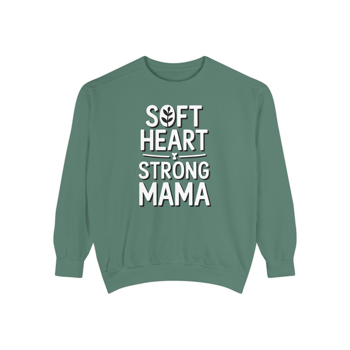 Mom Sweatshirt, Soft Heart Strong Mama Crewneck, Mothers Day Gift For Mom, Floral Patchwork Mom Shirt, Embroidered Mama Sweatshirt