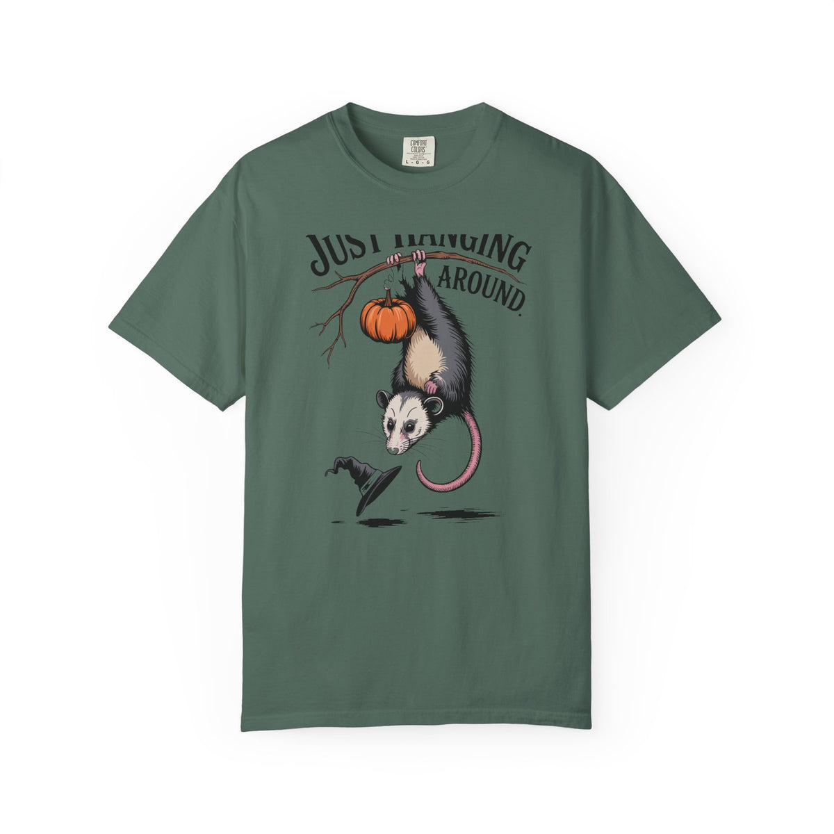 Just Hanging Around Opossum Shirt, Vintage Halloween Possum T-Shirt, Funny Halloween Gift, Retro Naturalist Tee