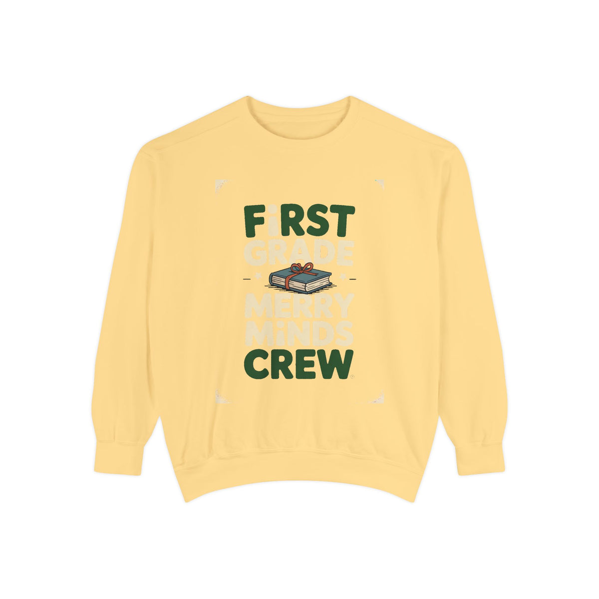 First Grade Teacher Sweatshirt, Merry Minds Crew Christmas Shirt, First Grade Crew Gift, Christmas Teacher Team Sweatshirt, 1st Grade Teach…