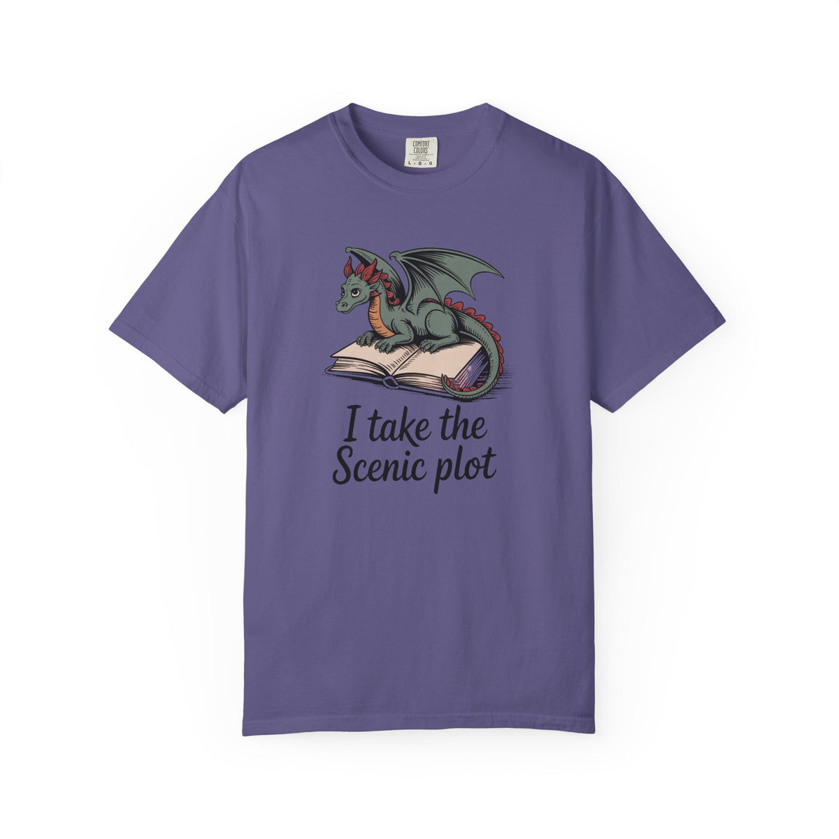 Fantasy Reader Shirt, I Take The Scenic Plot, Dragon Book Lover Gift, Bookworm T-Shirt, Fantasy Book Lover Tee, Reading Hobby Shirt