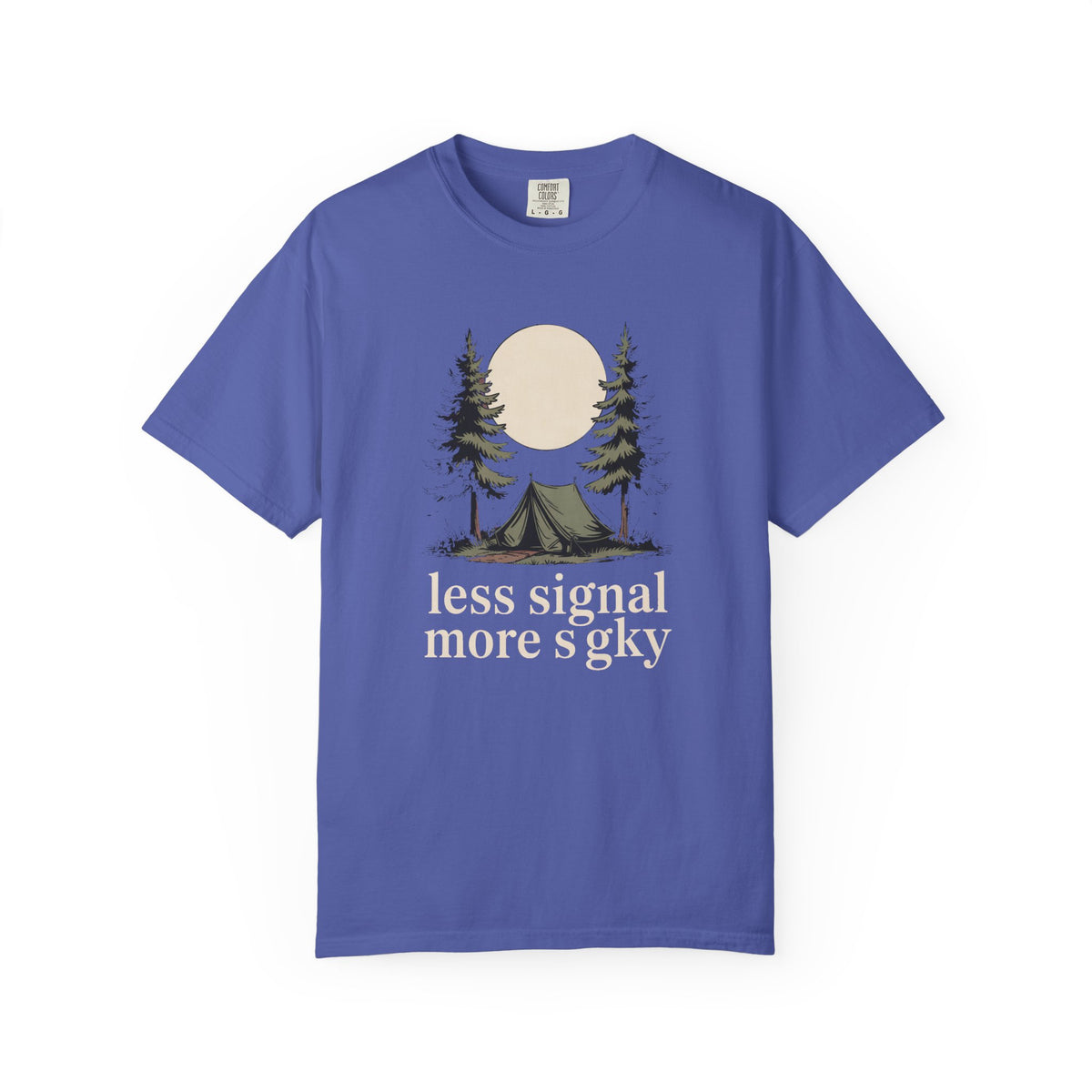 Camper Shirt, Less Signal More Sky Tee, Camping Gift, Hiking Hobby Shirt, Nature Lover Gift, Outdoor Adventure T-Shirt, Camper Gift For Him…