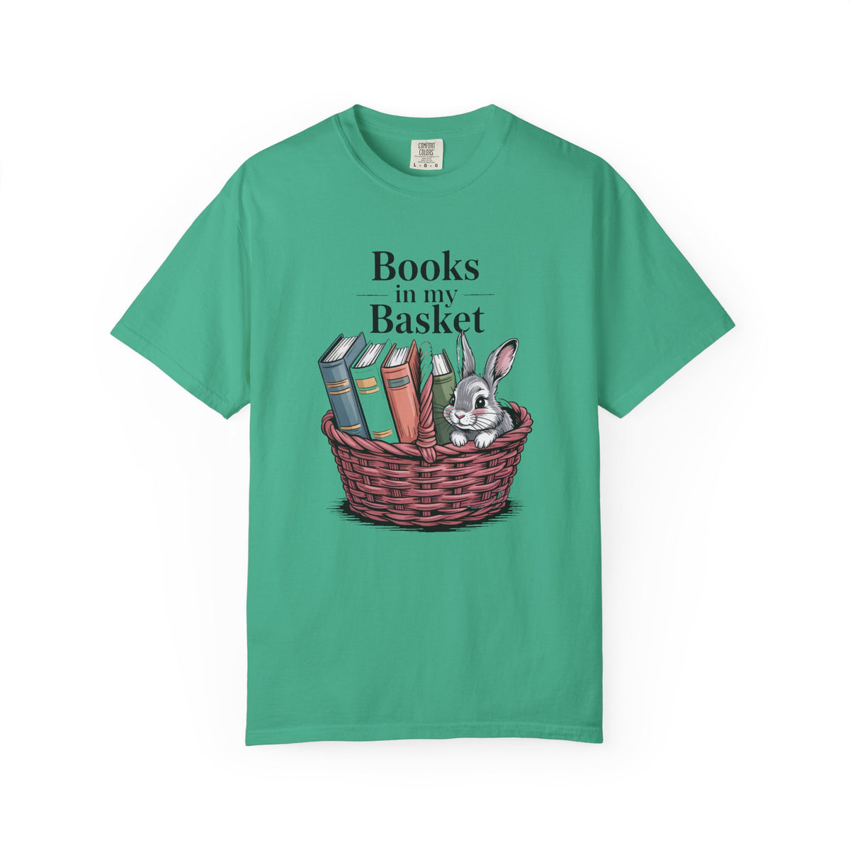 Book Lover Easter Shirt, Books In My Basket Tee, Easter Gift For Readers, Bunny Book Lover Shirt, Reading Lover Easter Gift, Spring Basket…