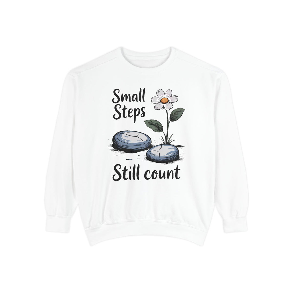 Mental Health Awareness Sweatshirt, Small Steps Still Count Crewneck, Encouragement Gift For Anxiety, Therapy Support Sweatshirt, Self Care…